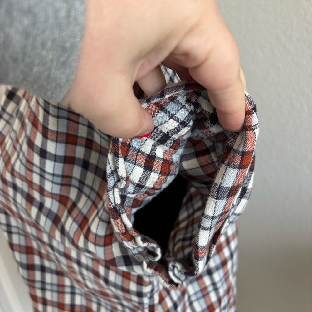 Madewell Hayden Popover Top in Burling Plaid - Medium - Picture 5 of 7